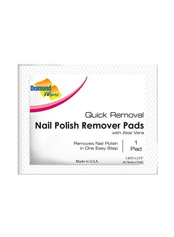 Pack Of 5 Nail Polish Remover Pads White