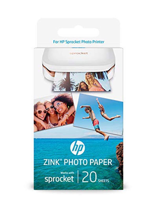 Sprocket Portable Photo Printer Paper