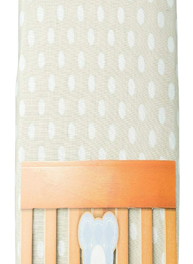 Polka Dot Print Extra Deep Fitted Crib Sheet