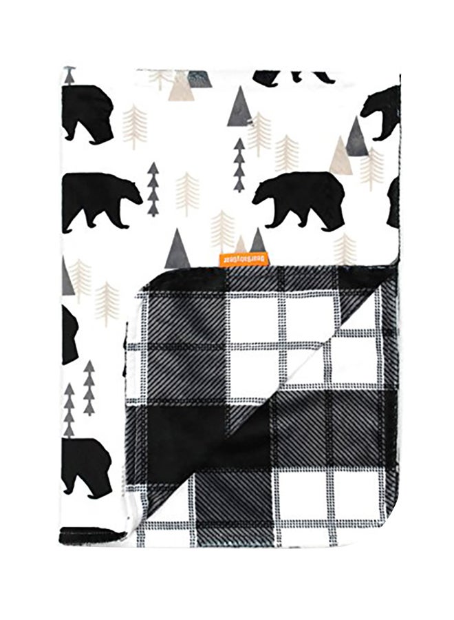 Bear Printed Cotton Blanket