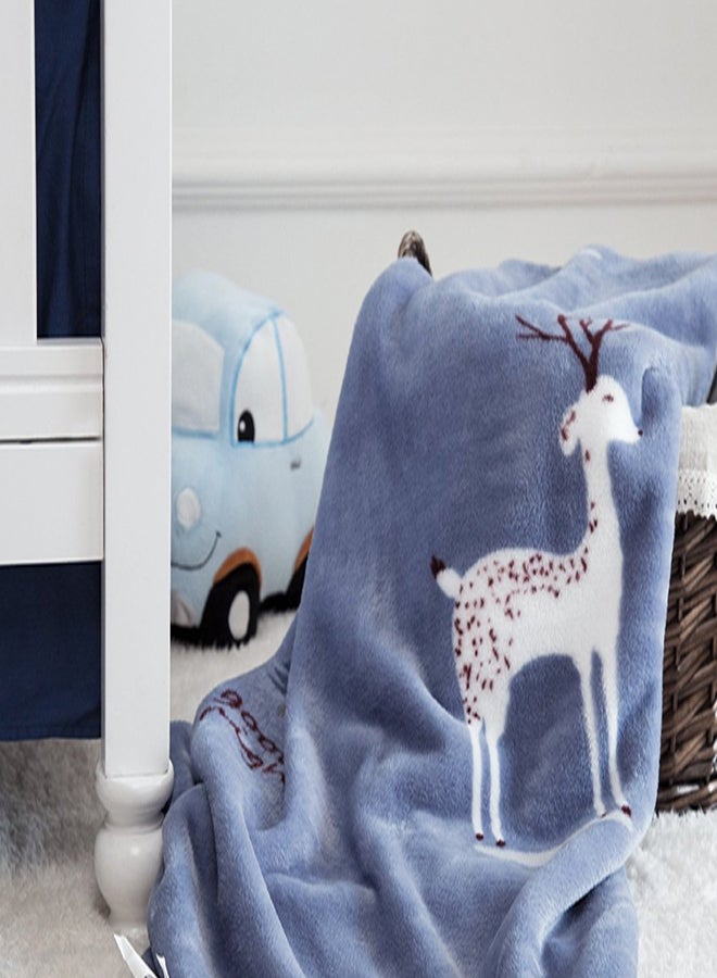 Soft Fleece Crib Blanket