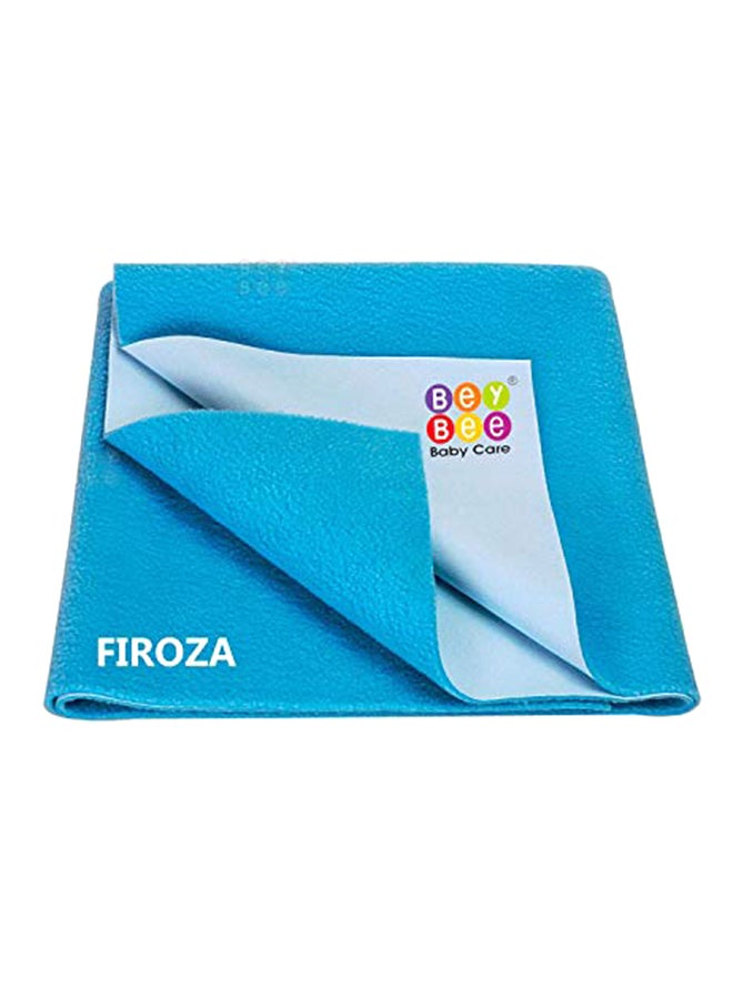 Premium Quick Dry Mattress Protector Baby Cot Sheet - Medium (Firoza)
