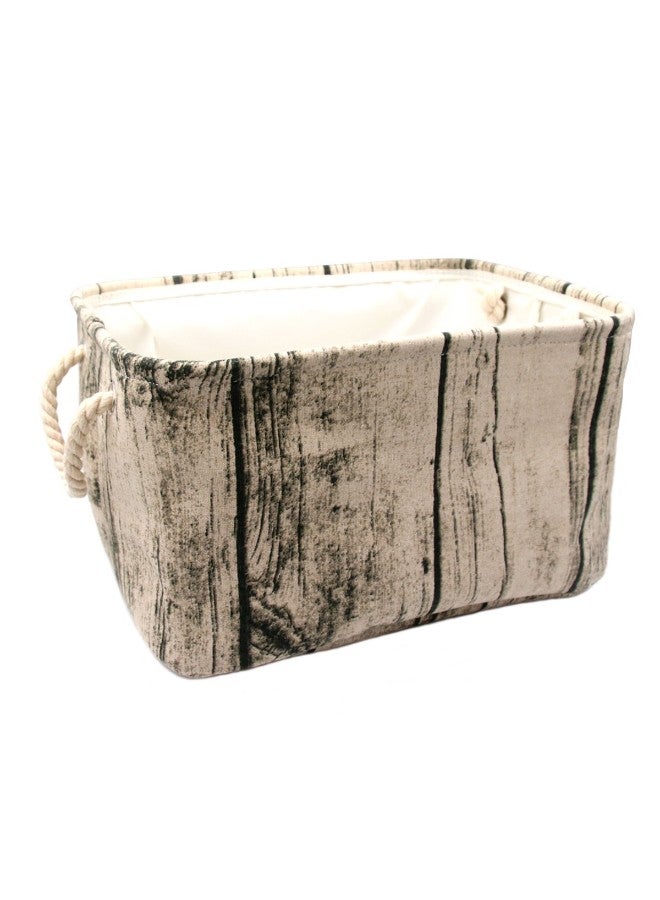 Stylish Tree Stump Design Rectangular Storage Basket