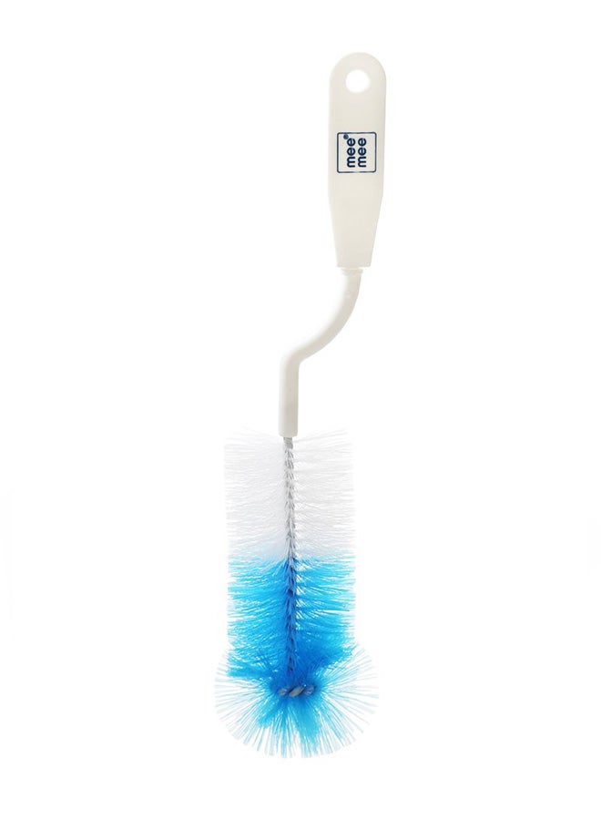 Mee Mee Bottle and Nipple Cleaning Brush with 360-Degree Rotary Handle, Blue