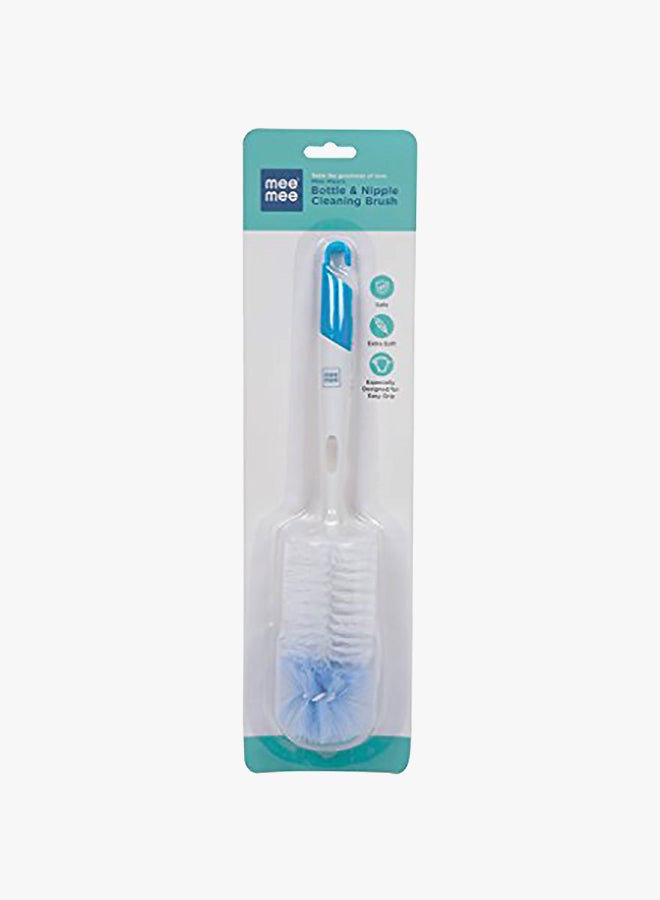 Mee Mee Bottle and Nipple Cleaning Brush, Blue