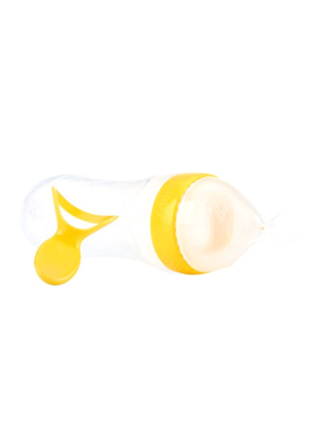 Silicone Baby Feeder With Spoon And Cover