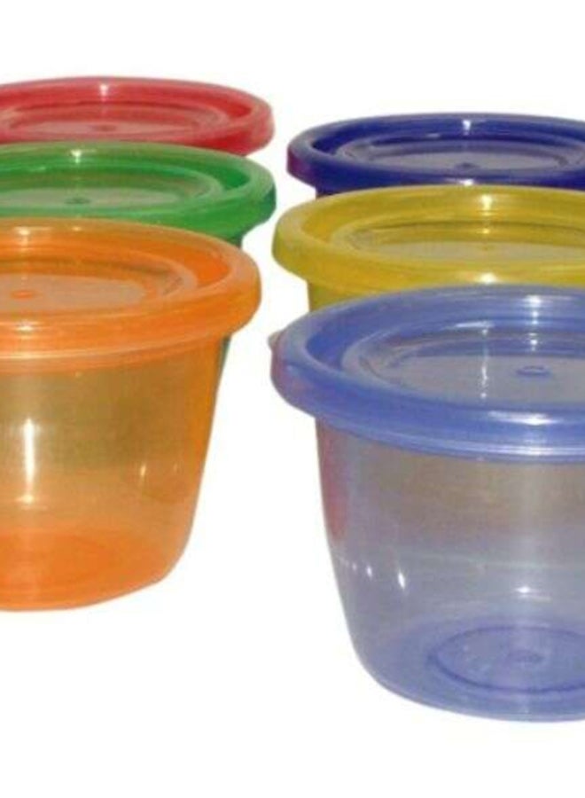Reusable Snacks Cup, Pack Of 6 - Multicolour