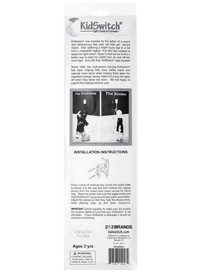 2- Pieces Light Switch Extender