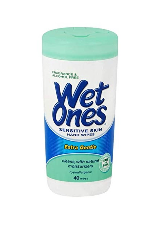 Pack Of 3 Sensitive Skin Hand Wipes, 40 Count