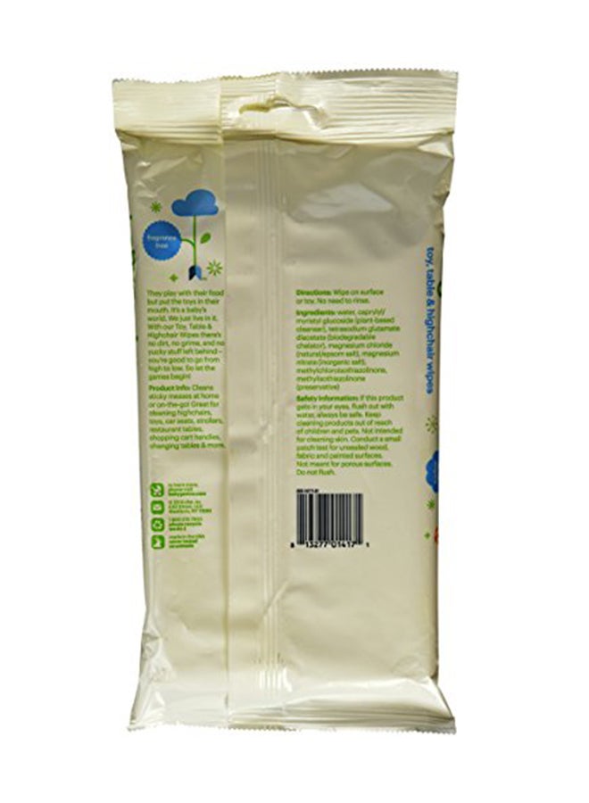 Frearanxe Free Table And High Chair Wipes, 25 Count