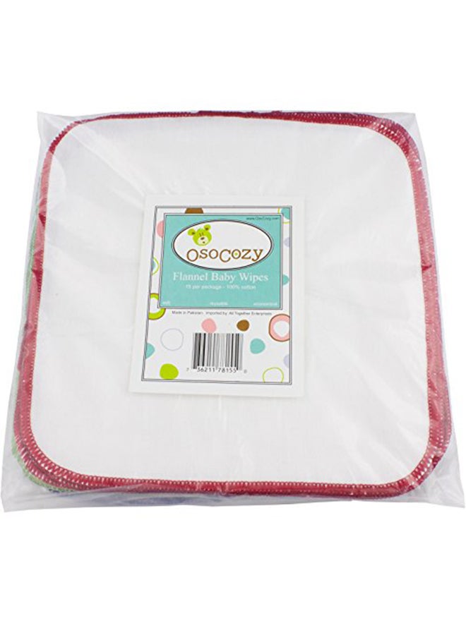 Cloth Baby Wipes, 15 Count