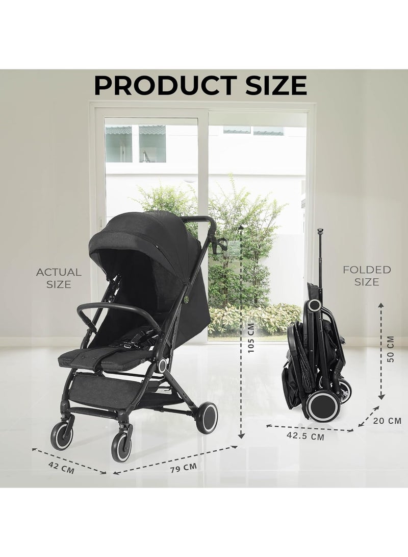 Baby Stroller Lightweight Cabin Pram and Infant Carrier Push Chair - Foldable All-Terrain Stroller With Convertible Double Seats, Convenient Stroller (baby stroller)