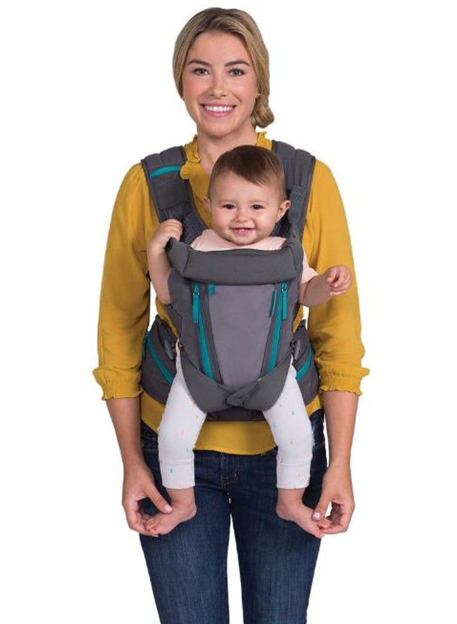 Multipocket Baby Carrier - Grey/Green