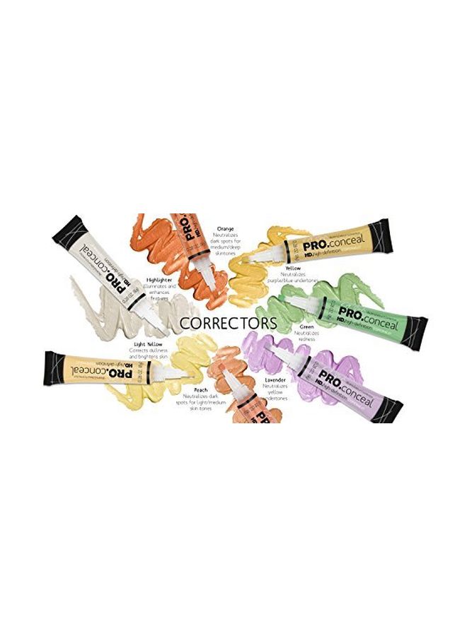 Pro Conceal High Defination Concealer Set With Highlighter Multicolour