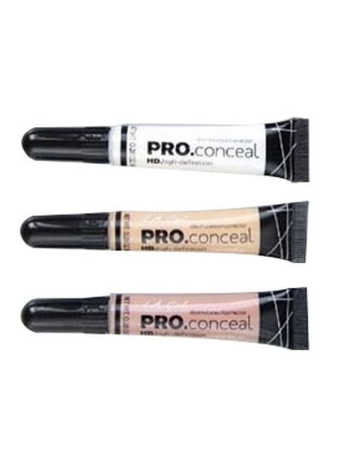 Pro Conceal High Defination Concealer Set With Highlighter Multicolour