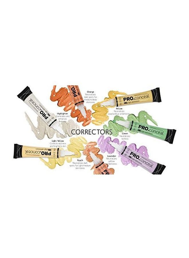 Pro Conceal High Defination Concealer Set With Highlighter Multicolour