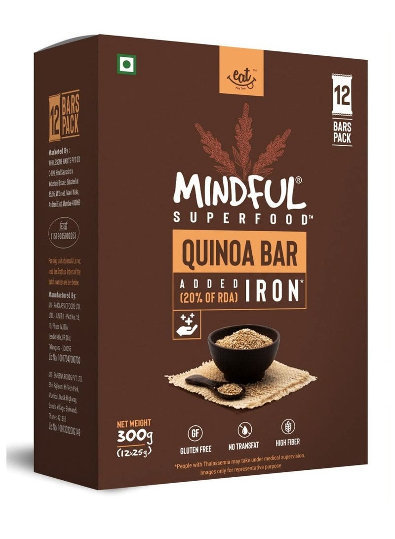 Energy Quinoa Bar Healthy Bar With Quinoa And Almondszero Added Sugar Antioxiden And Healthy Snack For Breakfast And Diet Quinoa Bar Granola Bar 300Gm 12Pcs