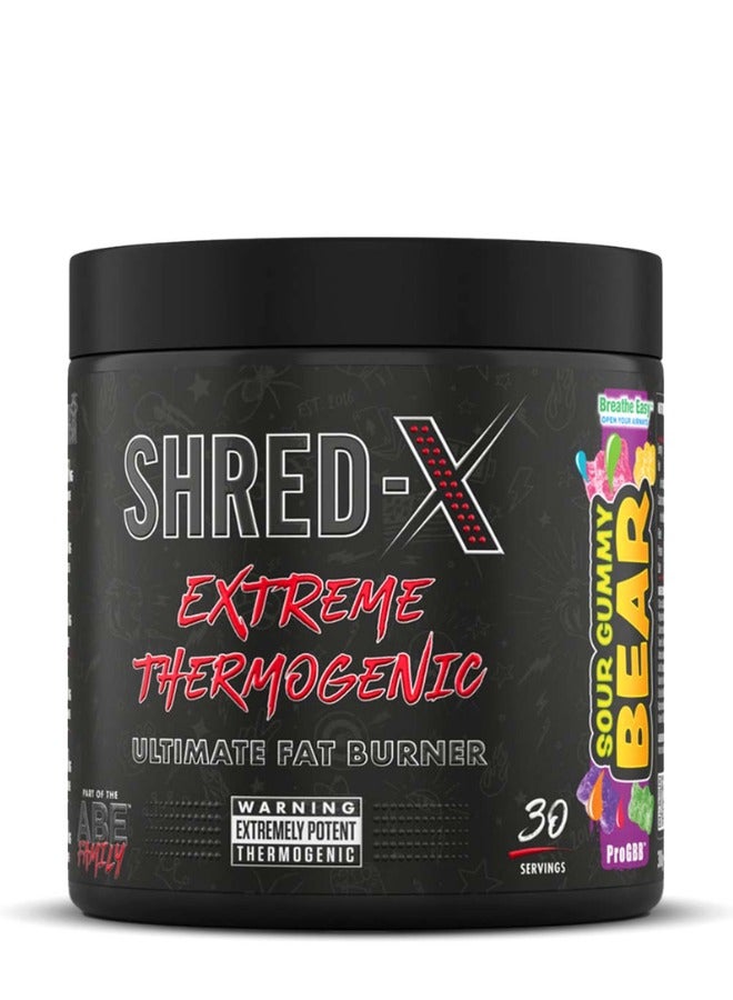 Shred-X Thermogenic Powder Sour Gummy 300g
