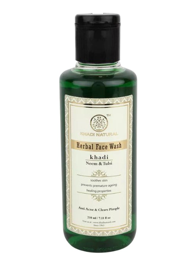 Pack Of 2 Neem And Tulsi Herbal Face Wash Green 2 x 210ml