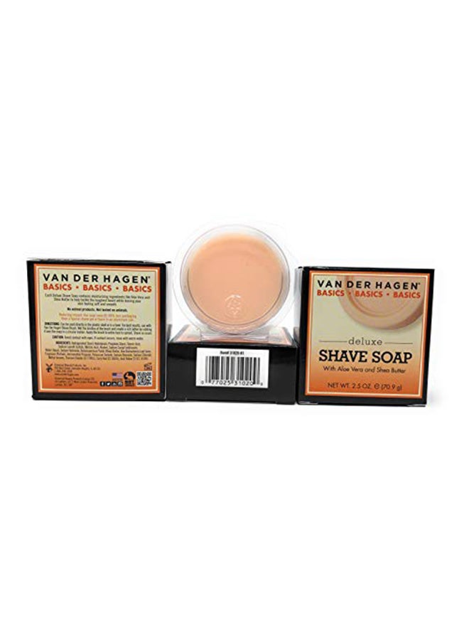 Pack Of 3 Deluxe Shave Soap Brown