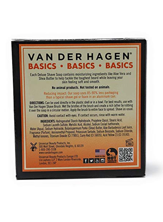 Pack Of 3 Deluxe Shave Soap Brown