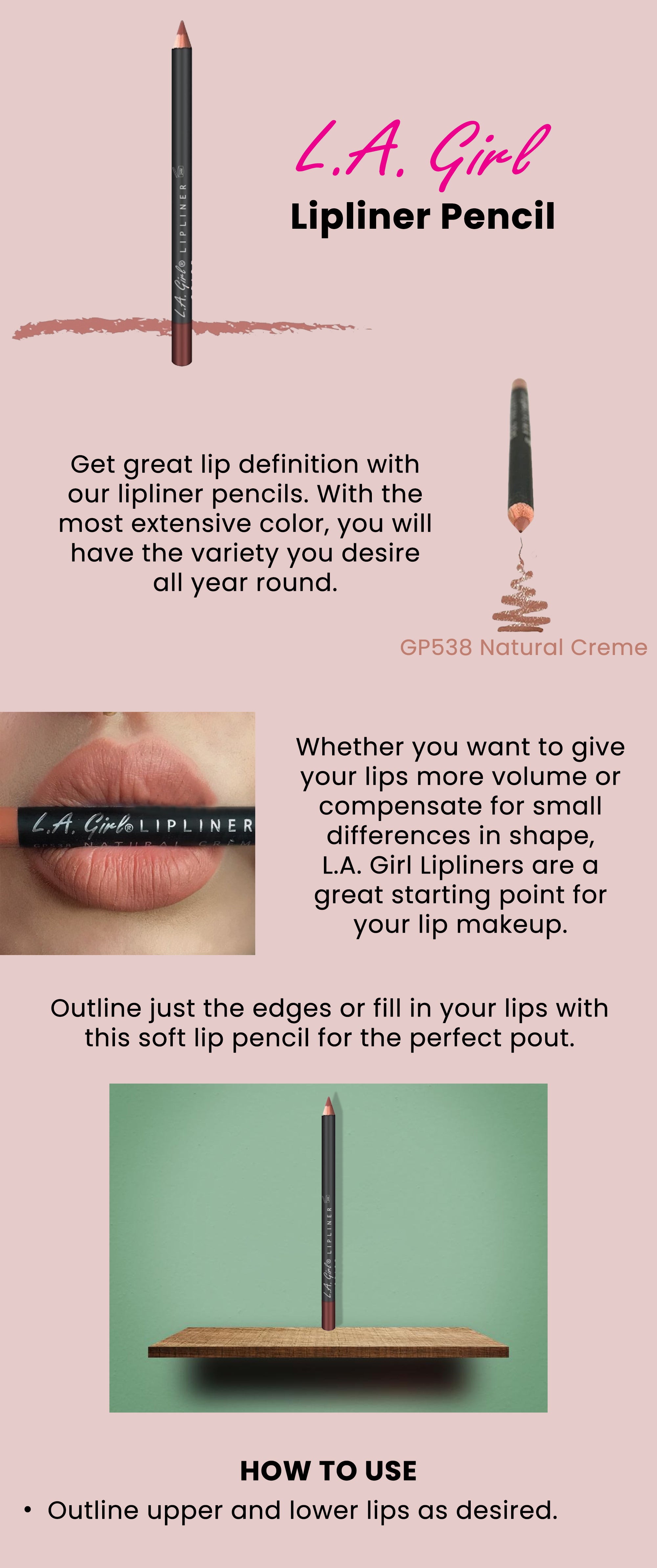 Lipliner Pencil 538 Natural Creme