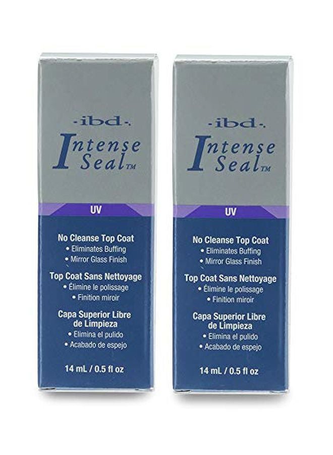 Pack Of 2 Intense Seal Nail Top Coat Multicolour