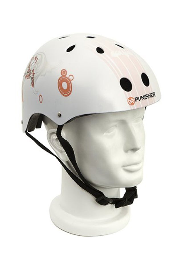 Cherry Blossom Multi-Sport Pink Skateboard Helmet 22.23x38.1x15.24inch