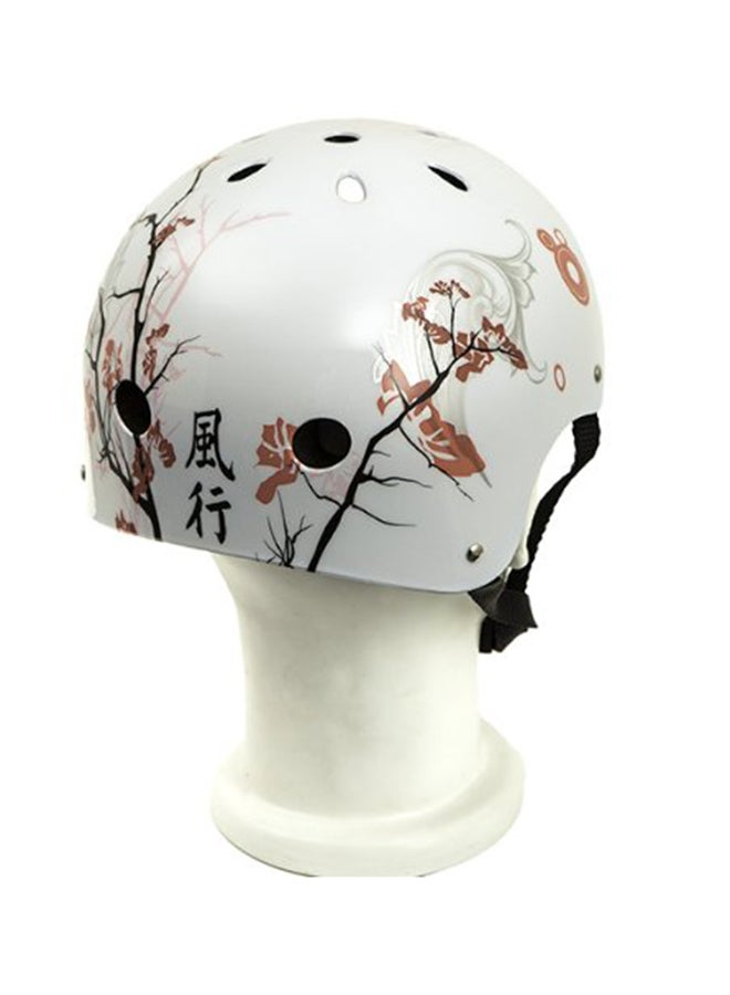 Cherry Blossom Multi-Sport Pink Skateboard Helmet 22.23x38.1x15.24inch