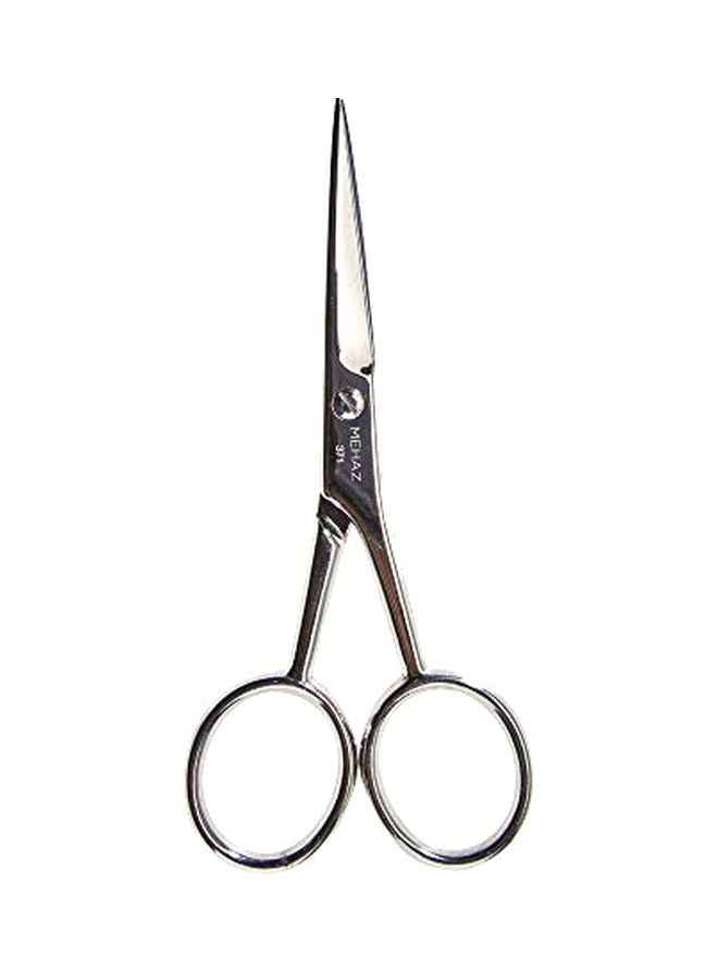 Eyebrow And Moustache Scissors Silver