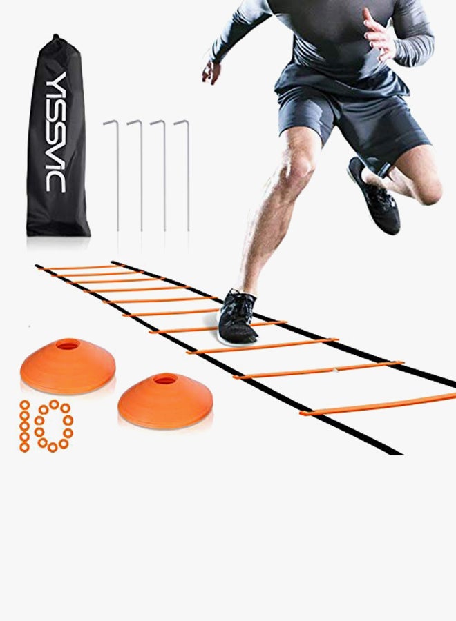 Agility Ladder And Cones 2.4X240X15.72inch