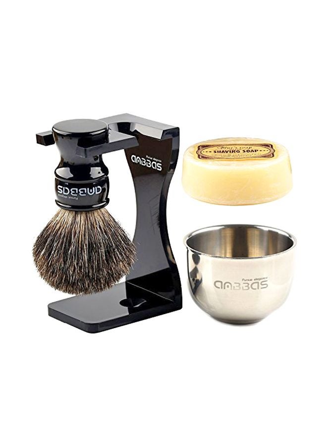 4-In-1 Shaving And Grooming Set Black/Silver