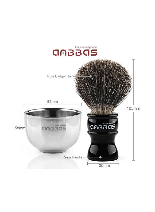 4-In-1 Shaving And Grooming Set Black/Silver