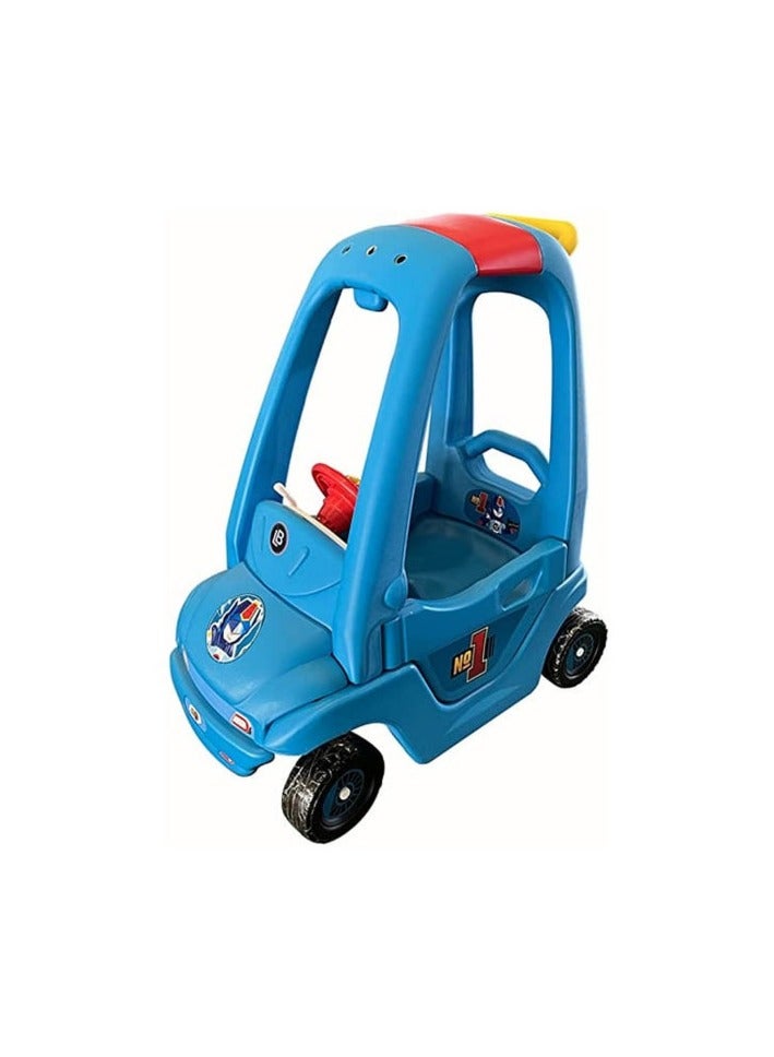 Baby Kids Four Wheel Playground Rideon -Blue