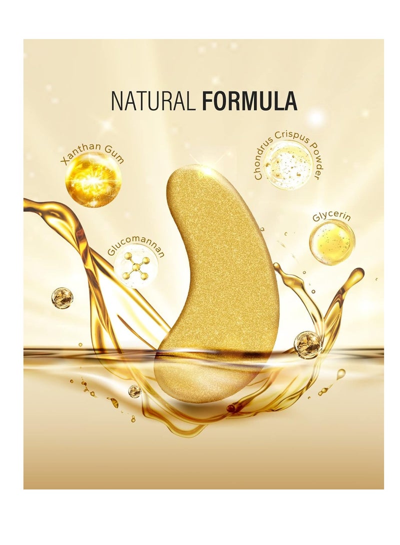 Maskiss 24k Gold Under Eye Patches (15 Pairs), eye mask, Collagen Skin Care Products, Eye Patches for Puffy Eyes, eye masks for dark circles and puffiness