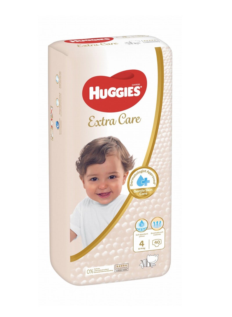 Huggies Baby Diapers Jumbo No.4, 40 Pieces