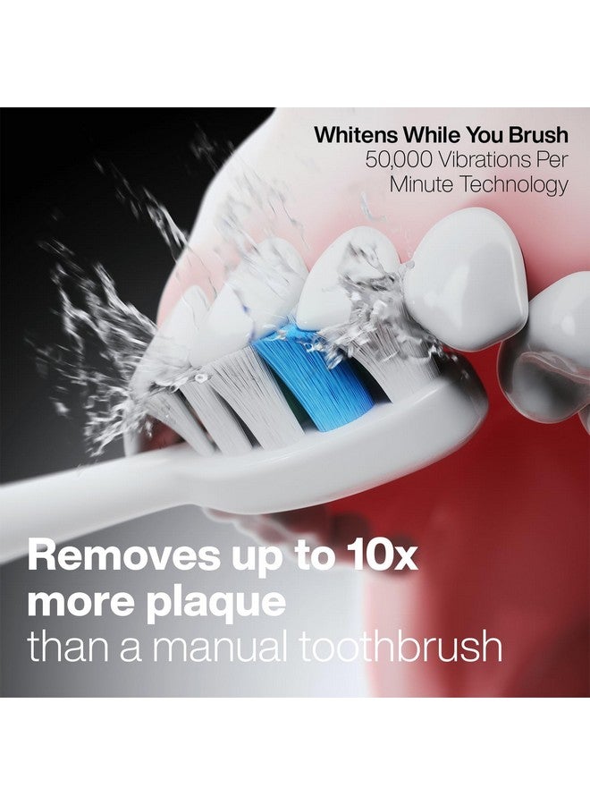 Vibe Series Pro Ultrawhitening Power Toothbrush 5 Modes & Smart Timers Uv Sanitizing Base Ada Accepted (Satin Rose Gold)