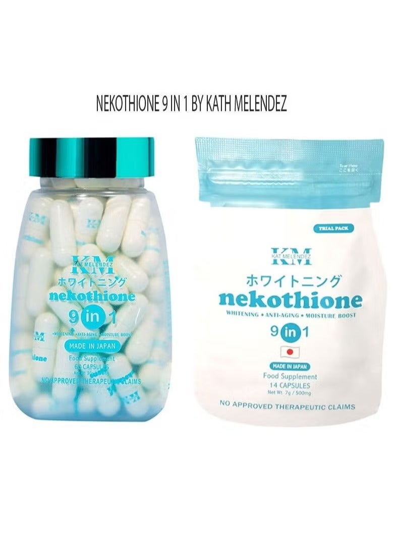 Nekothione 9 in 1 Kath Melendez Neko Glutathione and Nekocee Pouch free