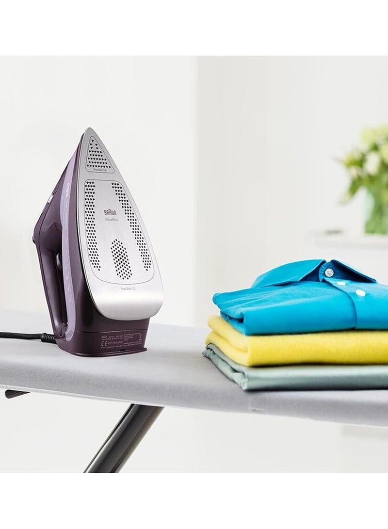 TextStyle 7 Pro Steam Iron, first 3D BackGlide soleplate, 300ml Tank, Auto Shut off, Precision Tip, Anti-Drip Iron 300 ml 3100 W SI 7181 VI Violet