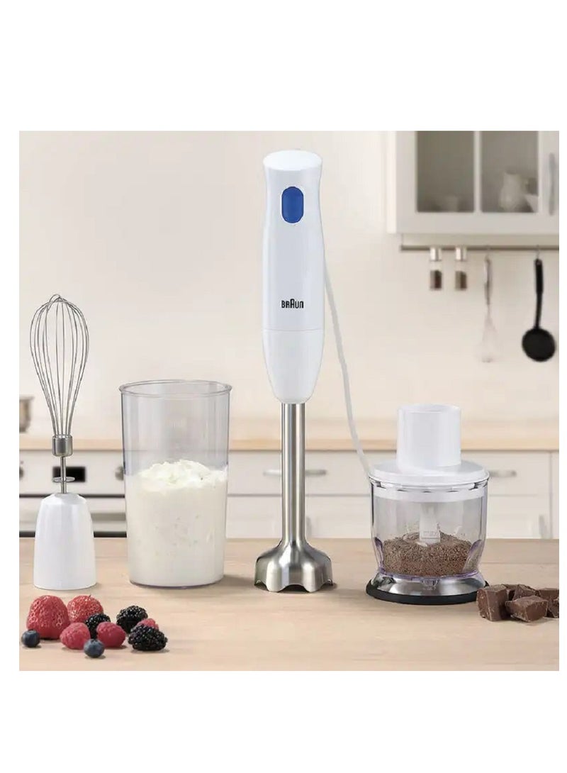 MultiQuick 1 Hand Blender With Chopper MQ10.202M WH White