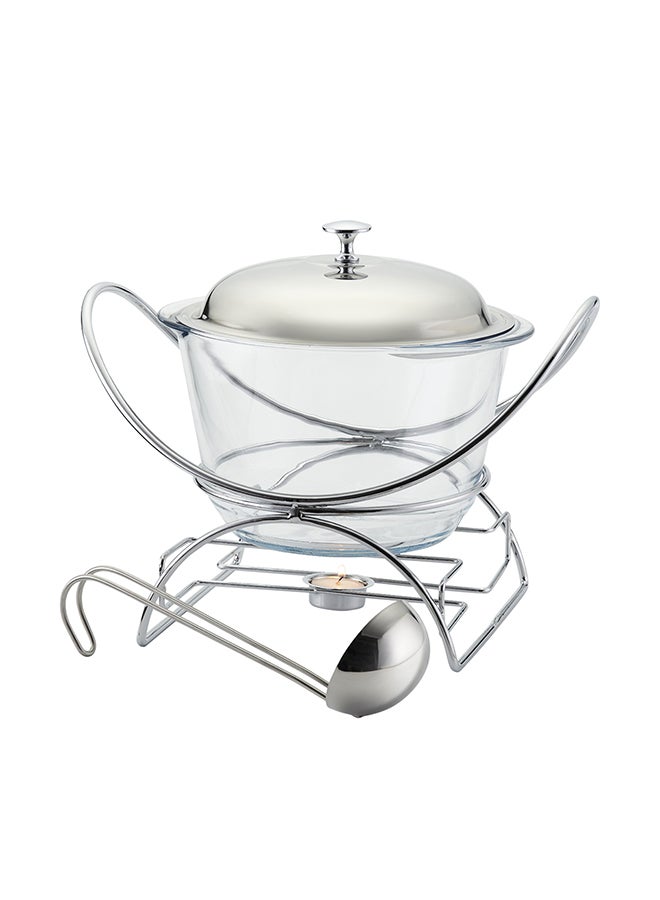 Cuisine Art Alore Stainless Steel Soup Warmer - 4.0-Liter Capacity - Elegant Food Warming Solution