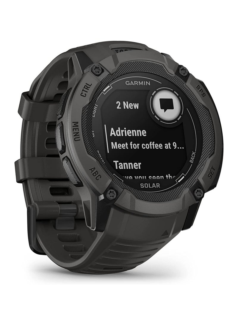 Sport Smartwatch Instinct 2X Solar Graphite