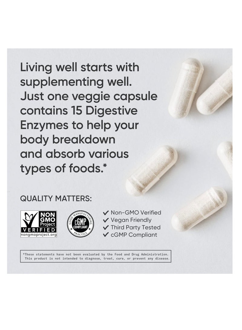 SR Digestive Enzymes + Probiotic Plant Based 90 veggie capsules