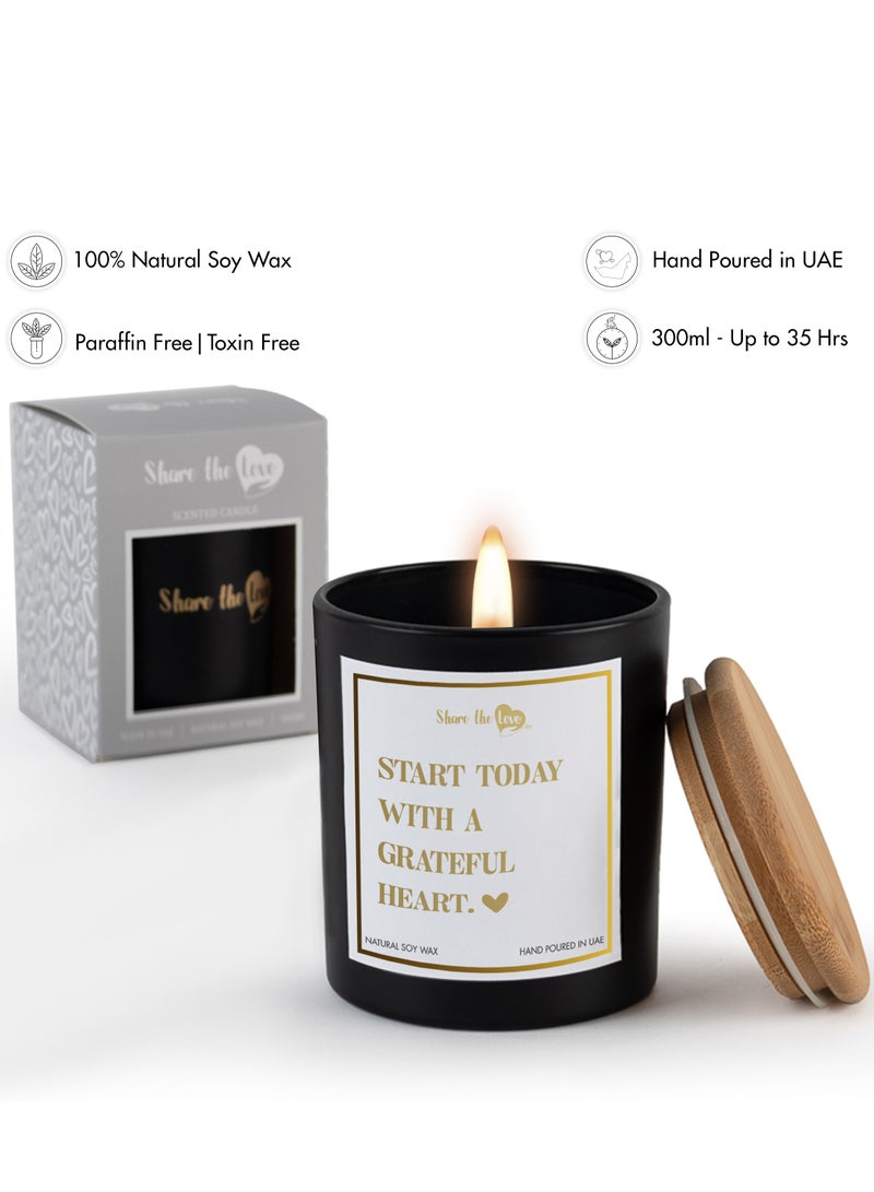 Grateful Heart - Luxury Soy Wax Candle