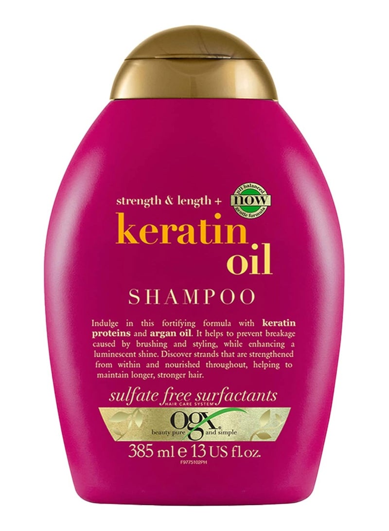 Strength and Length Keratin Oil Shampoo-385ml