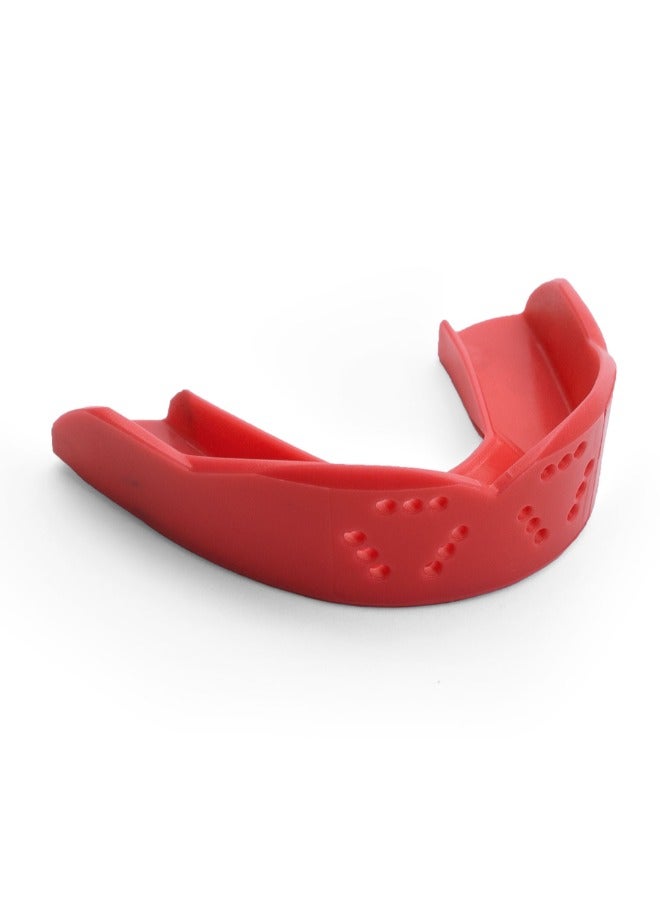 SISU 3D Oral Care Mouthguard Youth Red Thermo Polymer 2 Mm - Set of 1