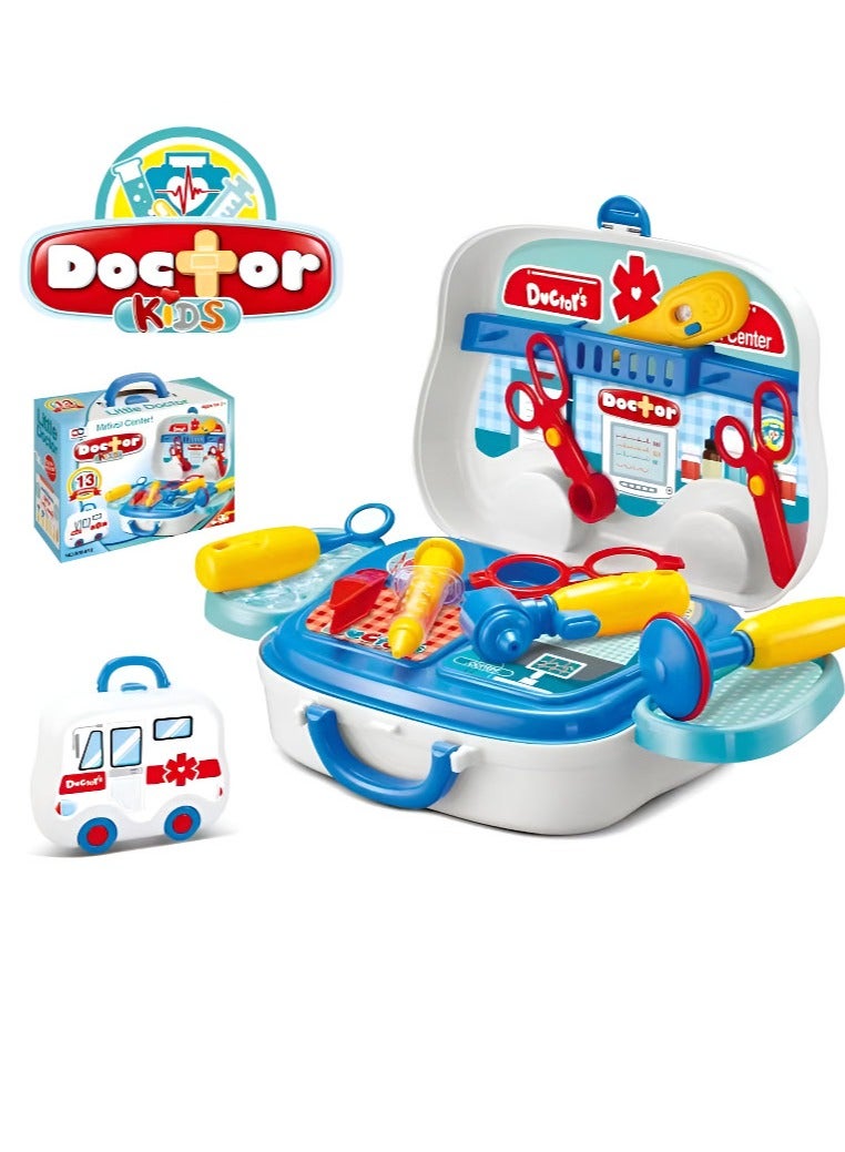 Kids 3 in 1 Doctor Medical Centre Playset for Boys and Girls