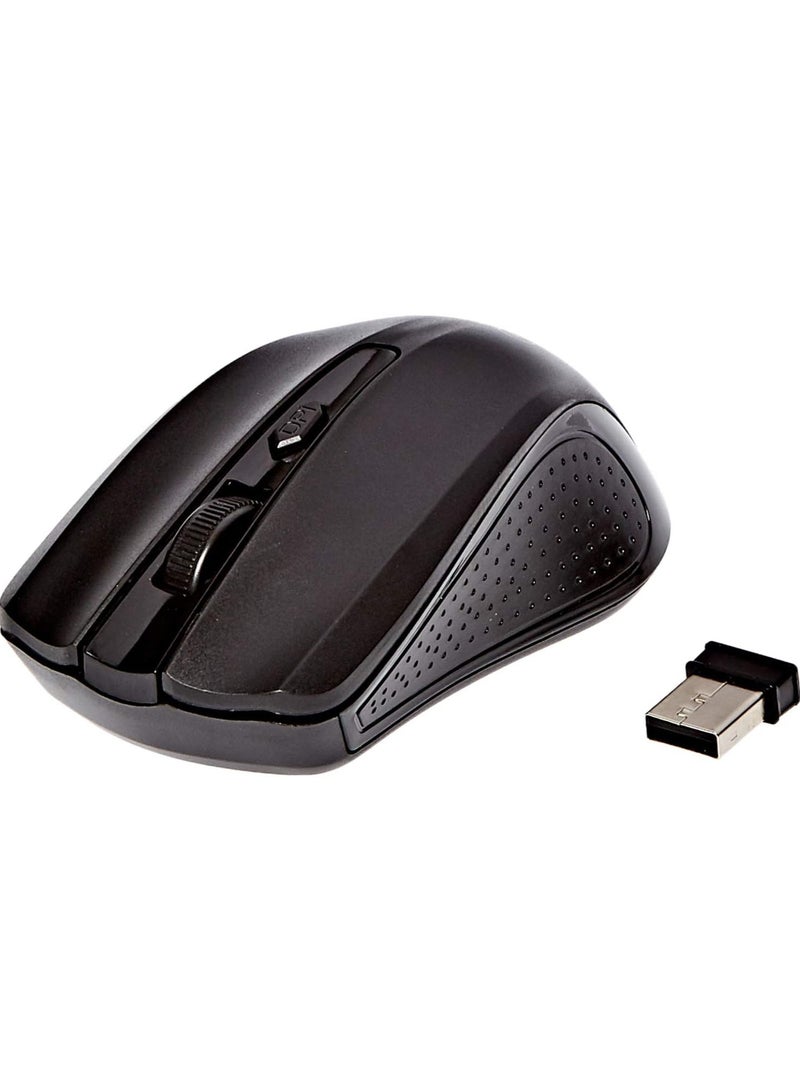 Enet G211-33 Wireless Optical Mouse - Black