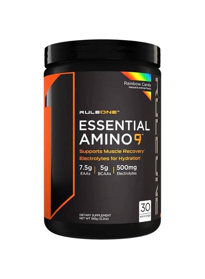 Rule One,Essential Amino9,Rainbow Candy,345grams,30Servings