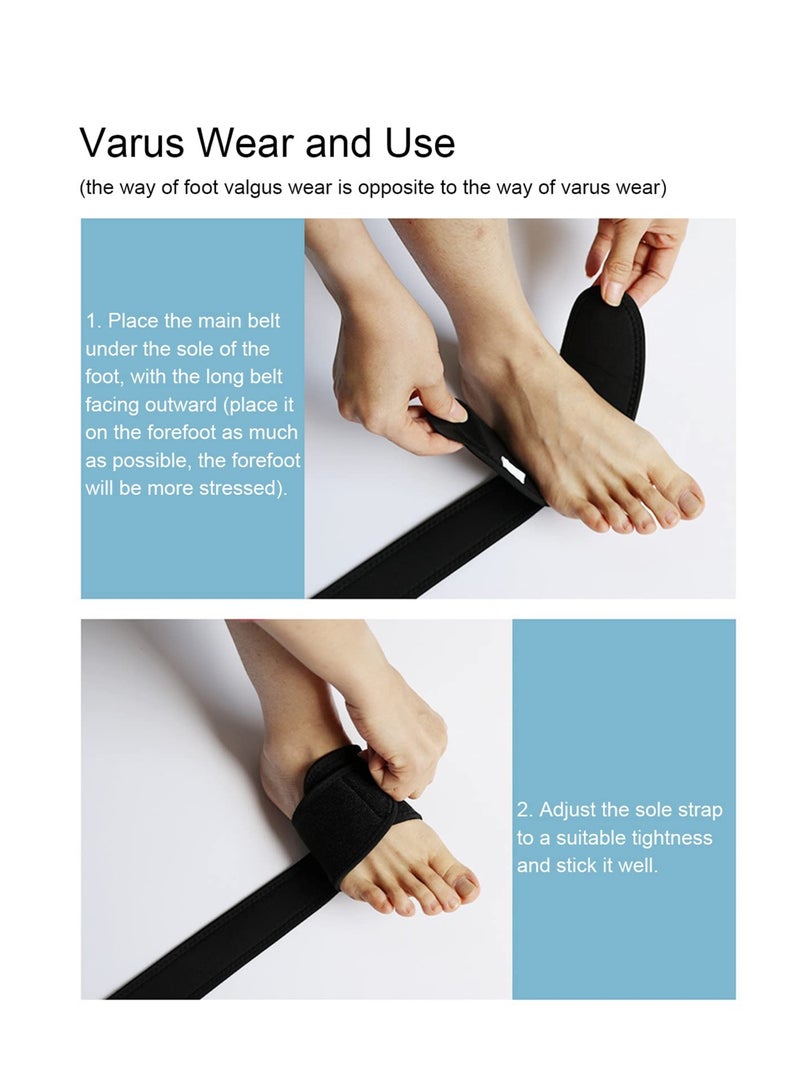 Foot Drop Orthotic Brace, Professional  Elastic Soft Foot Drop Brace for Foot Varus Valgus (Left)
